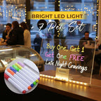 🎨✍️3D Acrylic LED Writing Pad with Pen for Kids & Home - Draw, Write & Glow✨