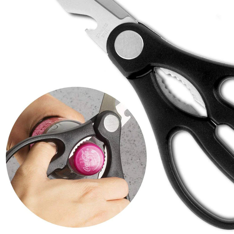 ✂️ Multipurpose Heavy-Duty Kitchen Scissors | Premium Stainless Steel Shears 🥩🥦