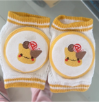Baby Knee Pads with Cute Animal Embroidery