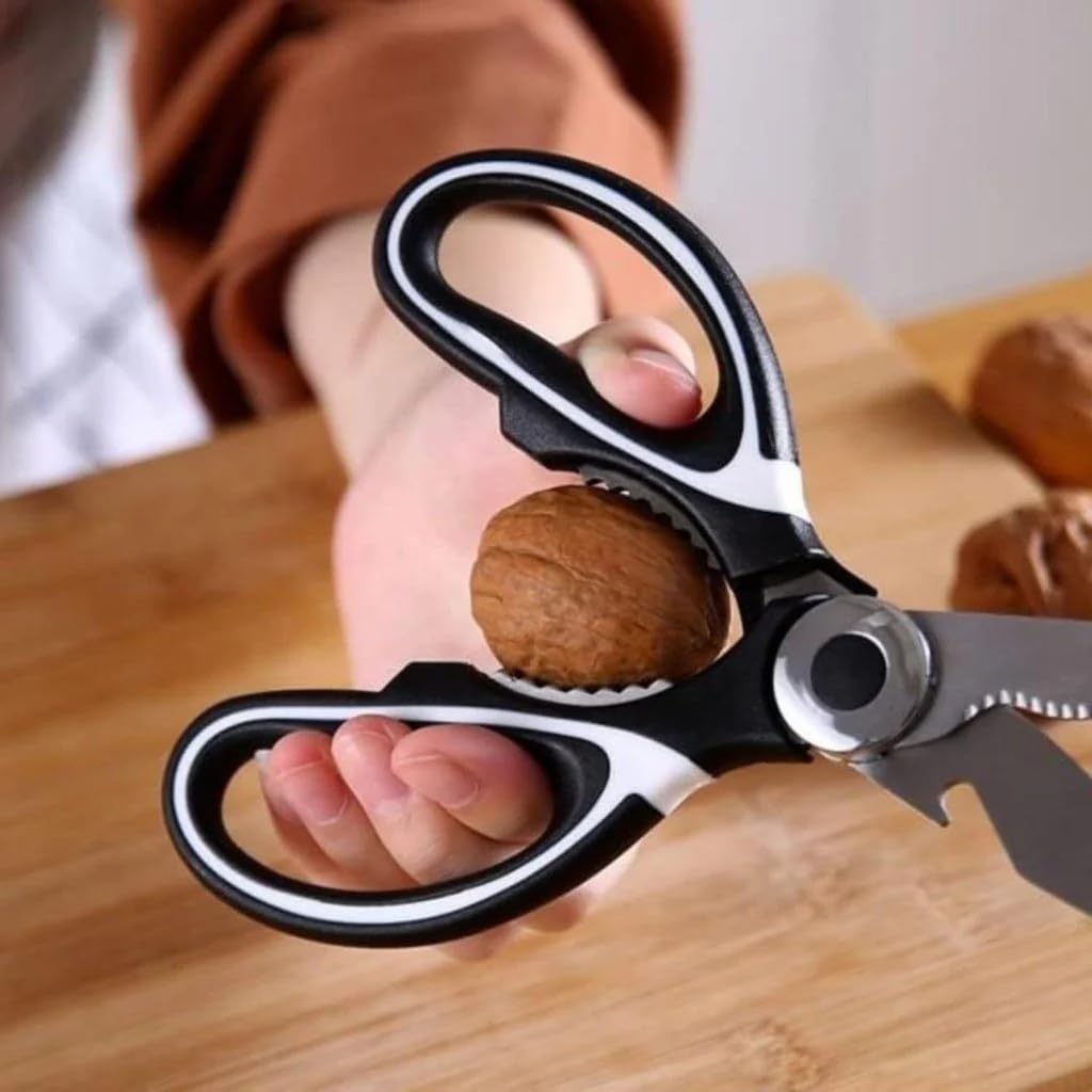 ✂️ Multipurpose Heavy-Duty Kitchen Scissors | Premium Stainless Steel Shears 🥩🥦
