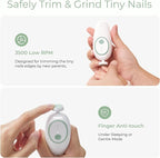 🍼💅 Gentle Electric Baby Nail Trimmer – Safe Rechargeable Nail File for Newborns & Toddlers