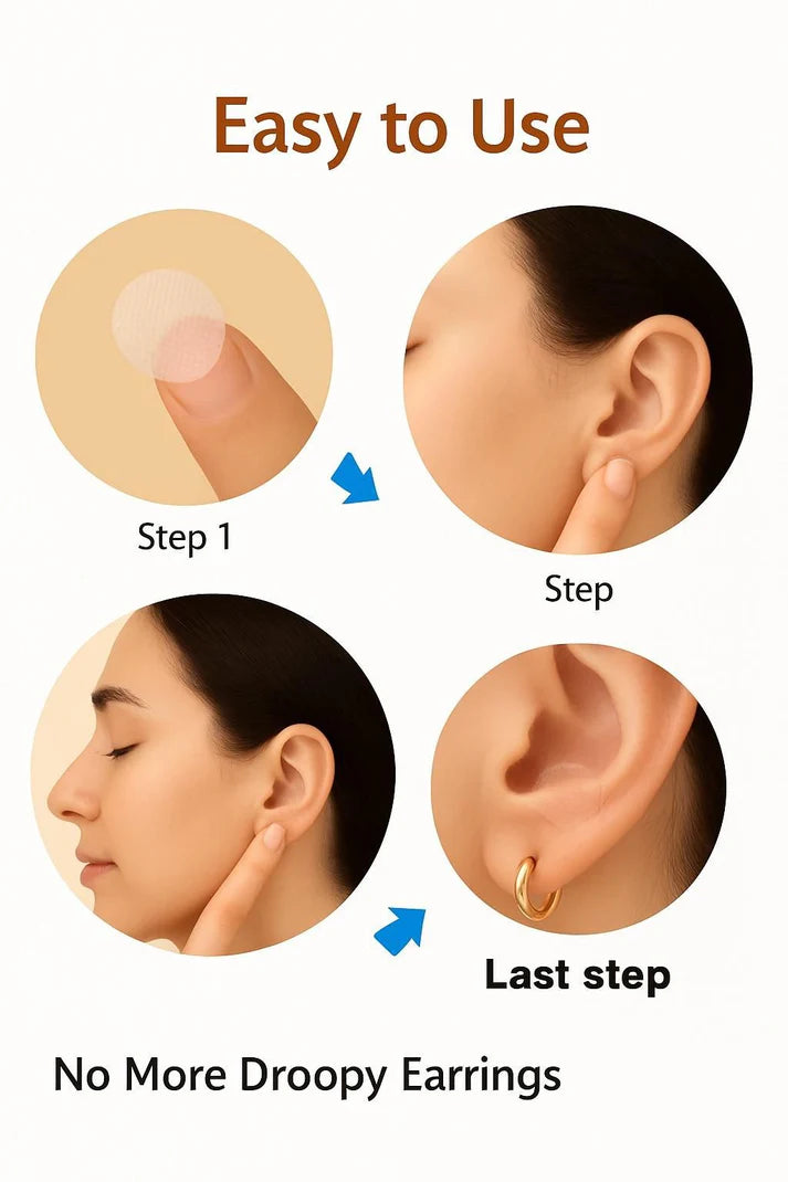 Quickrelief™ Premium Earlobe Support Patches (100 PCS)