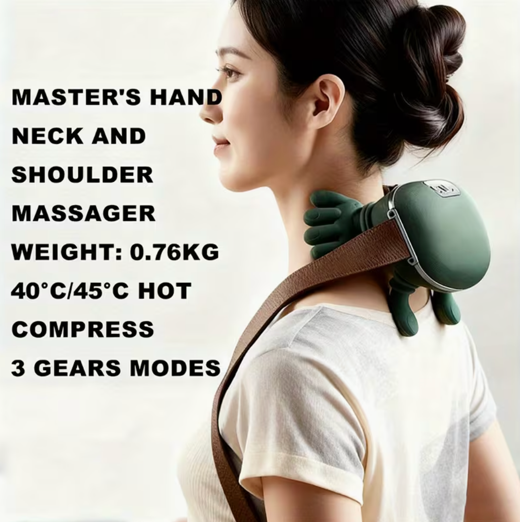 💆♂️ Deep Tissue Back &amp; Neck Heat Massager