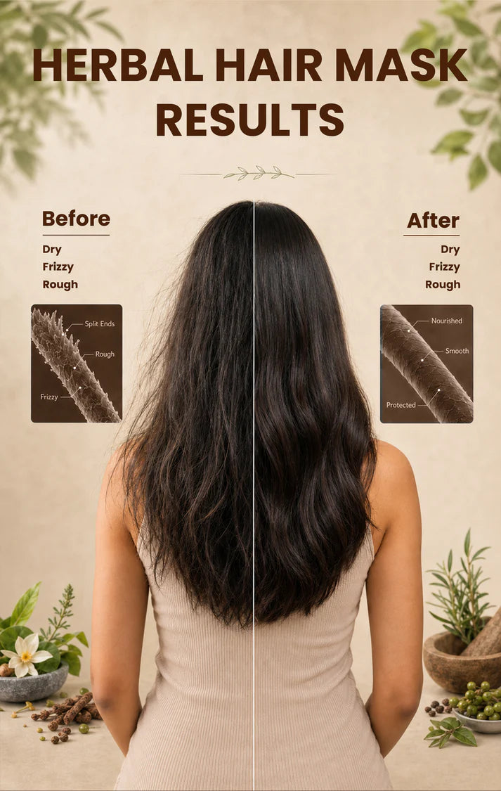 🌿 Ayurvedic Hair Shampoo/Mask for Silky & Healthy Hair – 200GM