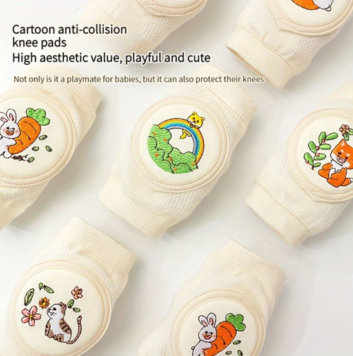 Baby Knee Pads with Cute Animal Embroidery🐻