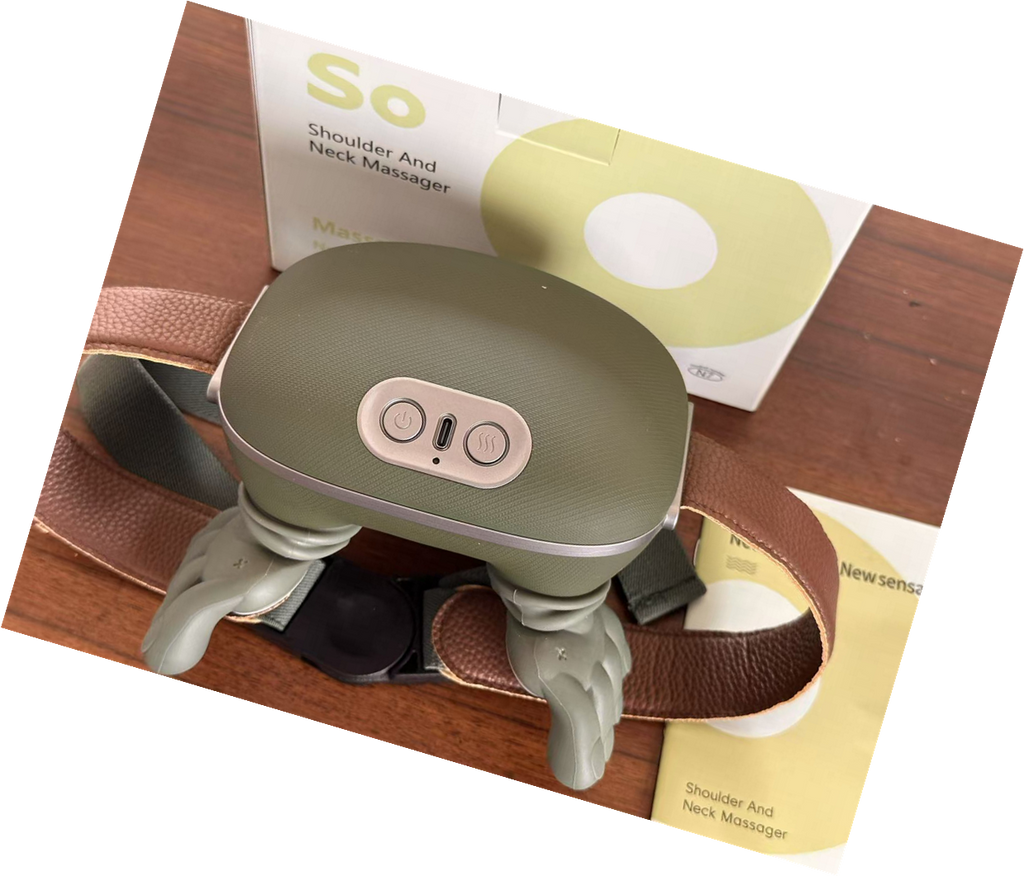 💆♂️ Deep Tissue Back &amp; Neck Heat Massager