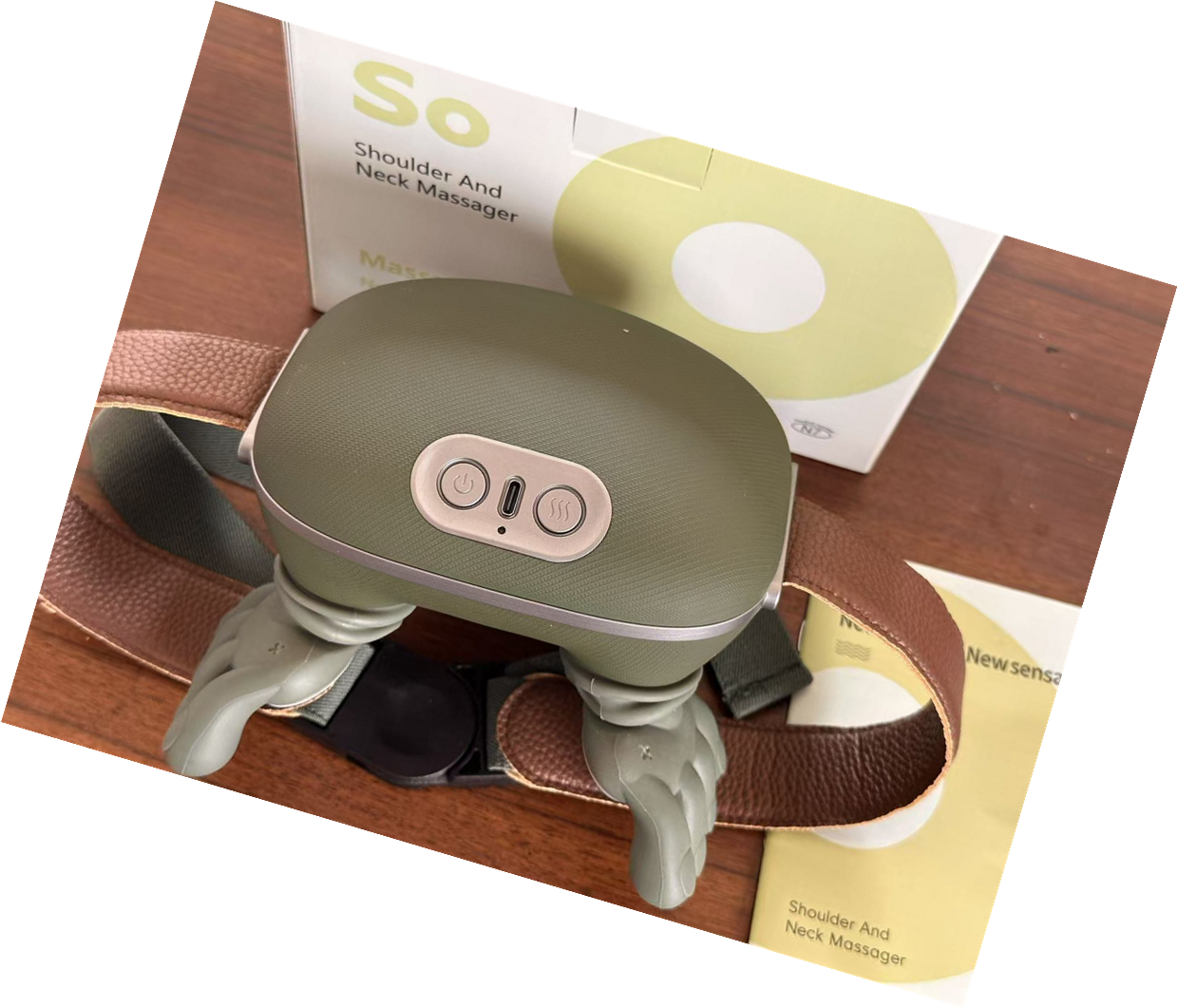 💆♂️ Deep Tissue Back &amp; Neck Heat Massager